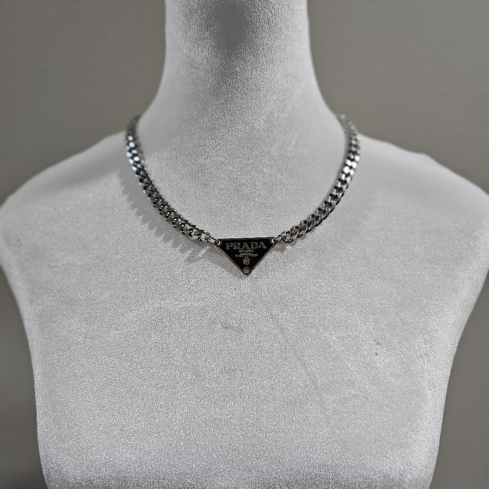 PRADA Tag Necklace - Picture 4 of 8